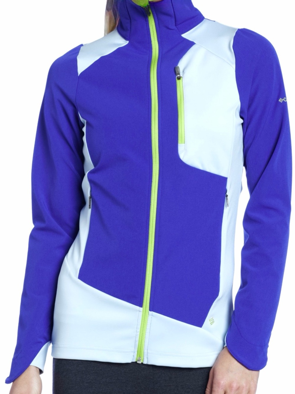 Columbia Trail Twist II Omni-Shield Jacket Blue Grey Women’s Size Large